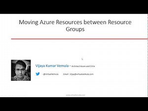 AZ 104 | Moving Resources between Azure Resource Groups