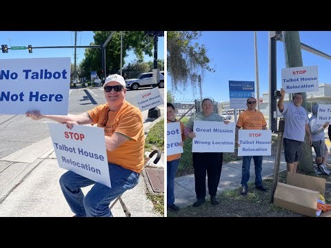 Lakeland, Fla. residents protest proposed Talbot House shelter relocation to Memorial Boulevard