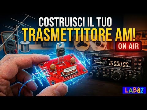 Ho costruito un trasmettitore radio AM fatto in casa!