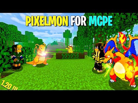 BEST POKÉMON Mod For MCPE || MINECRAFT (1.17-1.20)