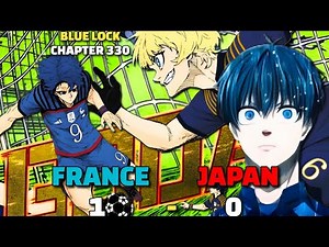 BLUE LOCK CHAPTER 330 | U-20 FRANCE HUGO AND CHARLES DESTORY JAPAN | BLUE LOCK CHAPTER 330 IN HINDI