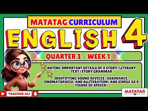 GRADE 4 ENGLISH 4 QUARTER 3 WEEK 1