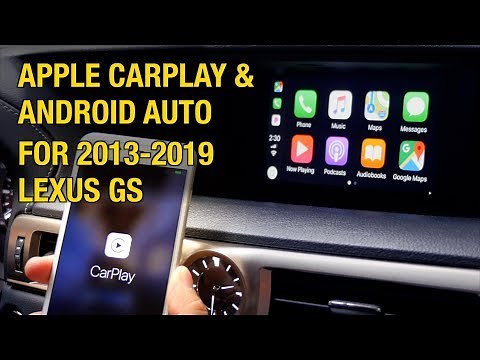 2013-2019 LEXUS GS | Wired Apple CarPlay | Install & Demo