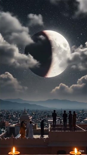 “March 3 Lunar Eclipse 🌒 You've never seen a red moon night like this!”