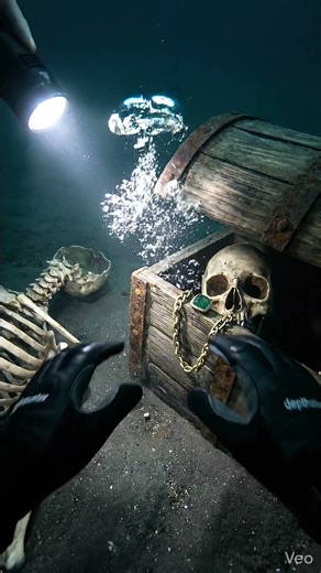 I Opened a Chest That Should Have Stayed Closed… 💀🌊 #deepsea #exploration #underwater