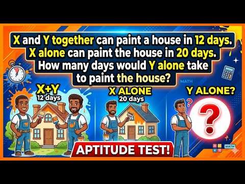 Can You Solve This? 🧠 Time and Work Aptitude Trick!