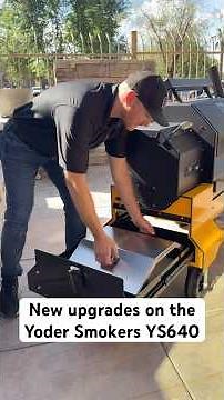 Recent upgrades on the Yoder Smokers YS640 Competition Cart