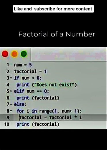 Calculate Factorial FAST in Python!#shorts #python #coding #learntocode #programming