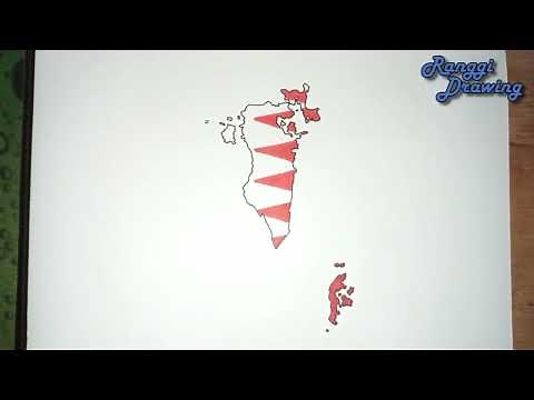 How to Draw Map of Bahrain