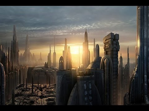 Star Wars Episode I - The Phantom Menace. Planet Coruscant. 4K ULTRA HD.