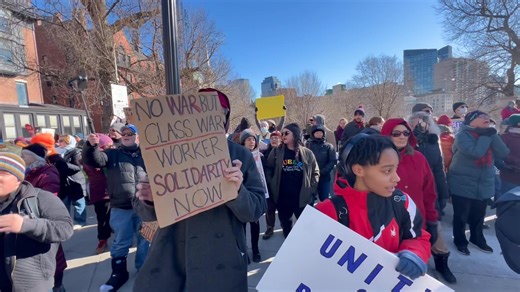 HAPPENING NOW: Hundreds gathered outside Massachusetts State House chanting “Lock Him Up” in protest of President Donald Trump. Protestors have blocked Beacon Street. Thousands gathered outside state capitols in Michigan, Texas, Wisconsin, Indiana and the federal courthouse in Philadelphia, PA. 7News | Stephen Quinn