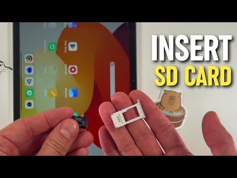 How to Insert SD Card into Xiaomi Redmi Pad SE