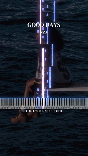 Partie 1 | GOOD DAYS - sza (Advanced Piano Tutorial) #piano #pianotutorial #easypiano #pianocover #sza