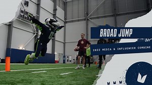 2022 Seahawks Media & Influencer Combine: Broad Jump