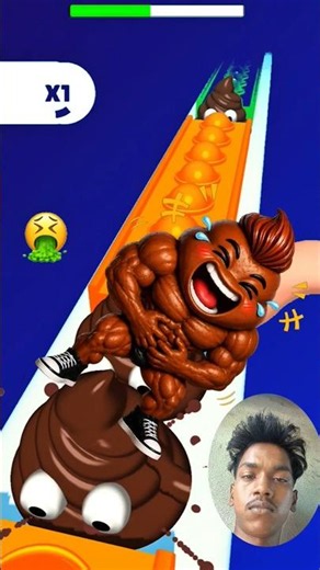 Poop vs Egg ! 🥚💩 Ultimate Pop Run Challenge #gaming #poop #PopRun #Gameplay #viralshorts