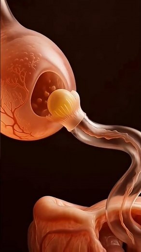 Journey of the Egg — From Ovary to Womb 🤯 3D Biology