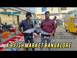 KR Fish Market Bangalore Both Wholesale And Retail Full Detail Video