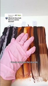 Jet Black vs Cowboy Copper vs Chocolate Brown on darker hair #pallure #colormask #coloringhair