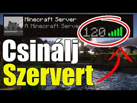 Csinálj Minecraft szervert! (mc szerver készítés egyszerűen)