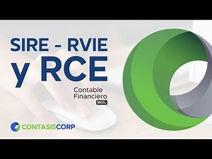 Aprende todo SIRE - RVIE Y RCE en nuestro Contable Financiero SQL