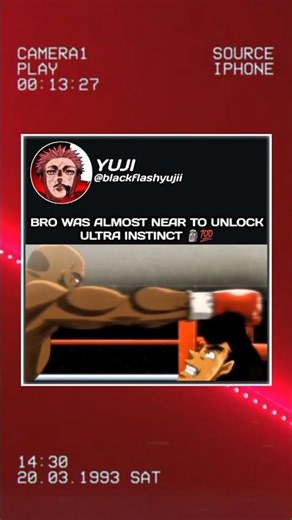 Bro Was Almost Near To Unlock Ultra instinct 🗿💯 #hajimenoippo #ippo #anime