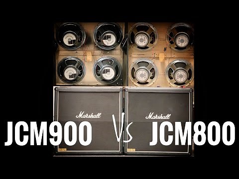 Marshall JCM800 vs JCM900 4x12 Comparison