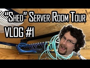 Shed Server Room! VLOG #1 - Cooling & Climate Control Walk-through