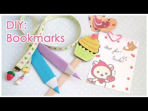 DIY: 6 Different Bookmarks