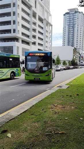 SKSBUS C3 Electric Bus at route GOKL 03 departing Titiwangsa Hub