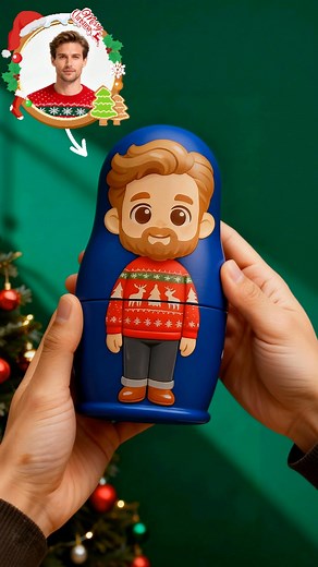  The most adorable way to say “We’re family.” Turn every smile—mom, dad, kids, even pets—into a cozy Christmas Nesting Doll Set  Cute, collectible, and made with love — the perfect gift that brings everyone closer.   Shop yours now>> https://is.gd/4Iv9cv #ChristmasGift #FamilyBond #CuteDecor #CustomMade #HolidayMagic | Soufeel | Facebook