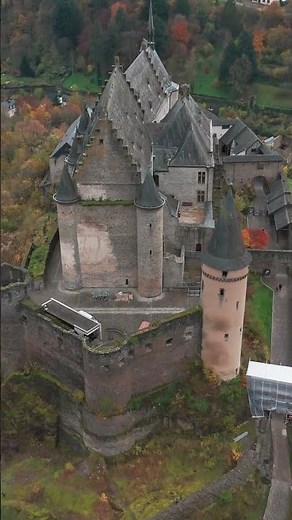 Vianden Castle – A Medieval Giant in Luxembourg 🇱🇺 #shorts