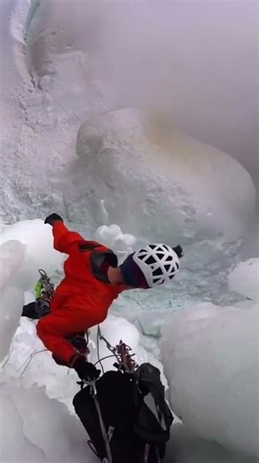 Tim Emmett Tackles World's Hardest Ice Climb Interstellar Spice WI12 🏔️