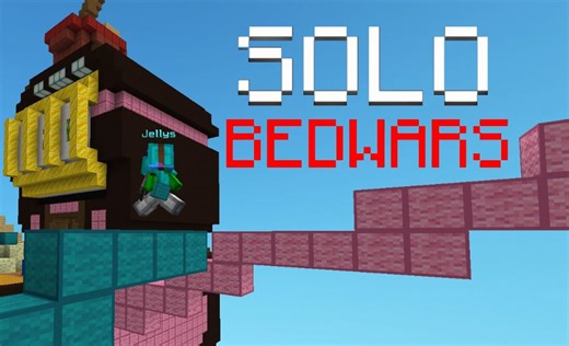 Solo Bedwars Hypixel [ Jelly Client ]