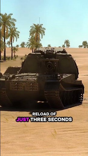 The fastest reloading howitzer in #warthunder #tank #shorts #gaming