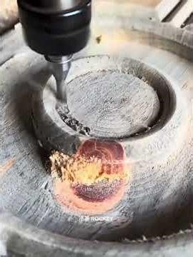 This CNC Machine Carves 3D Wood at INSANE Speed 🤯🪵#shorts