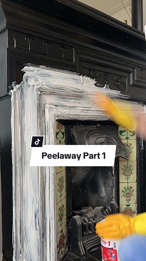 Restoring a Fireplace with Peelaway Paint Remover
