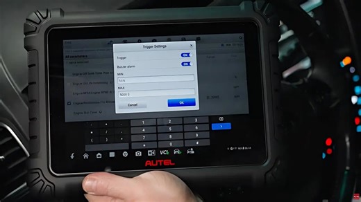 Autel MS906 Max PID Triggers for Test Drive Diagnostics