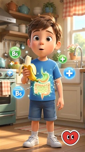 🍌 What Happens If You Eat 1 Banana Every Day? | Leo & Mia Healthy Habit Story#shortstory