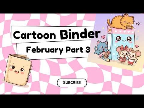 Cash Stuffing Cartoon Binder | 12 Months of Disney | Cartoon Box | Randomizer | February - Week 3