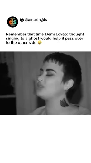 amazingds on Instagram: "Demi Lovato singing to ghosts might’ve been the funniest thing to come out of 2020 "