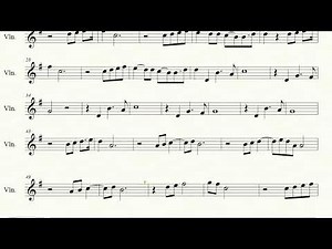 I HAVE A DREAM - ABBA ( Violin Sheet - Partitura para Violín )