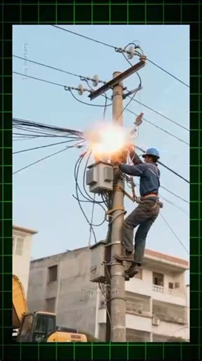 “پہلے دیکھو، پھر سیفٹی سیکھو ⚠️ | لائیو الیکٹریکل کام کا خطرہ” #ElectricalSafety #LiveLineDanger #SafetyFirst #ElectricalWork #EngineeringGuides | Engineer’s Guide