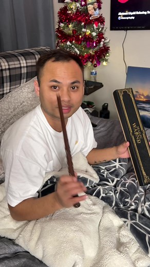 Testing our new Magic Wand! 🪄🔥 It was so scary at first but turned out super cool! What do you guys think? 🫣 #magicwand #magic #harrypotter #harrypotterwand #wand #magictrick #magictiktok #magician #giftideas #wizard #wands