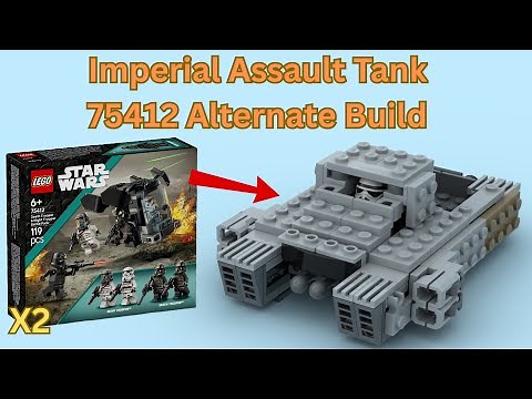 Imperial Combat Assault Tank 2X 75412 Alternate Build Instructions