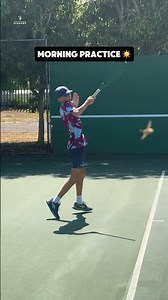 How we start the day 🎾☀️Another productive morning at Coppini Tennis Academy