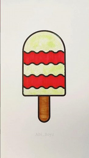 🍦 Strawberry~Lemonade Ice Cream ✨ easy DIY #coloring #glitter #art #icecream #shorts #fyp