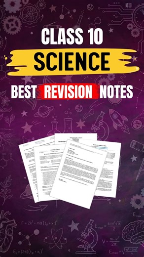 10th Science Best Short Notes 🔥