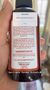 Begin your Sunday on the right note by indulging in self-care. Dedicate a brief 5 minutes to a refreshing scalp-massage, aimed at infusing positive energy into yourself. Product: Strong Roots Red Pimento Hair Growth Oil Ingredients: ✨Jamaican Black Castor Oil ✨Extra Virgin Coconut Oil ✨Wheat Germ Oil ✨Lemongrass Essential Oil Video: @nymn.in #IngredientsMatter | Tropic Isle Living