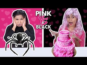Funniest Pink Vs Black Challenge | Pari's Lifestyle