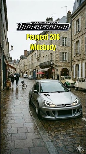 NFS Underground Legend! 🎮 Peugeot 206 Transformation #shorts